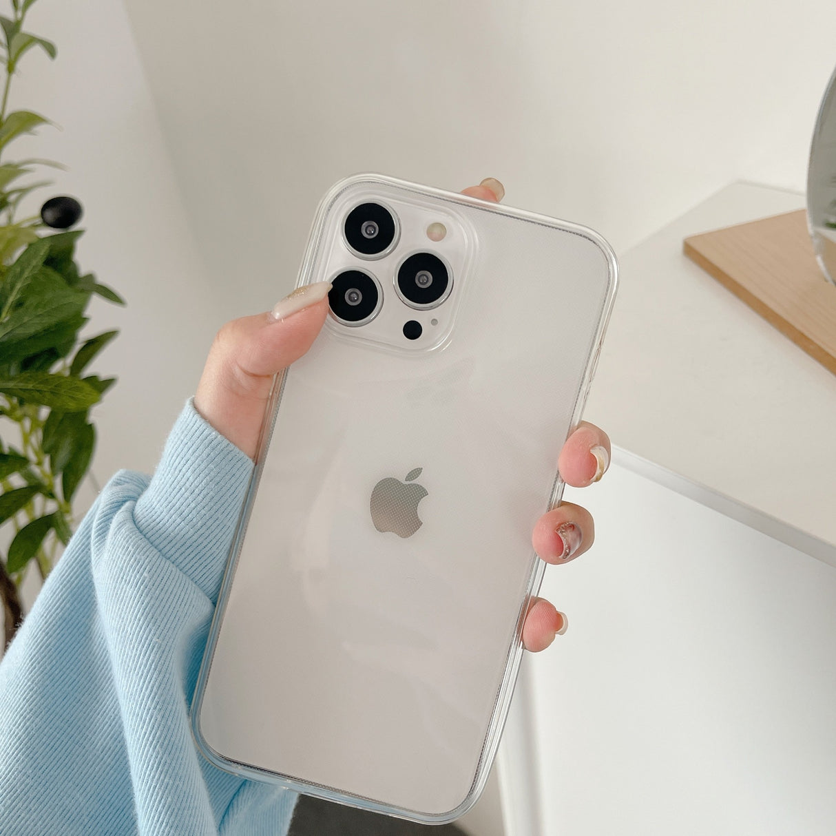 Husa de protectie Flippy compatibila cu Apple iPhone 13 Pro Full Tpu 360 Transparent - vivimall.ro