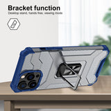 Husa de protectie Flippy compatibila cu Apple iPhone 13 Pro Max Acrylic Armor cu suport Albastru - vivimall.ro