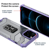 Husa de protectie Flippy compatibila cu Apple iPhone 13 Pro Max Acrylic Armor cu suport Mov - vivimall.ro
