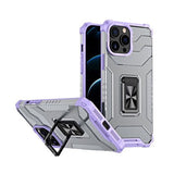 Husa de protectie Flippy compatibila cu Apple iPhone 13 Pro Max Acrylic Armor cu suport Mov - vivimall.ro