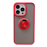 Husa de protectie Flippy compatibila cu Apple iPhone 13 Pro Max,Defender cu prindere inel,Rosu - vivimall.ro