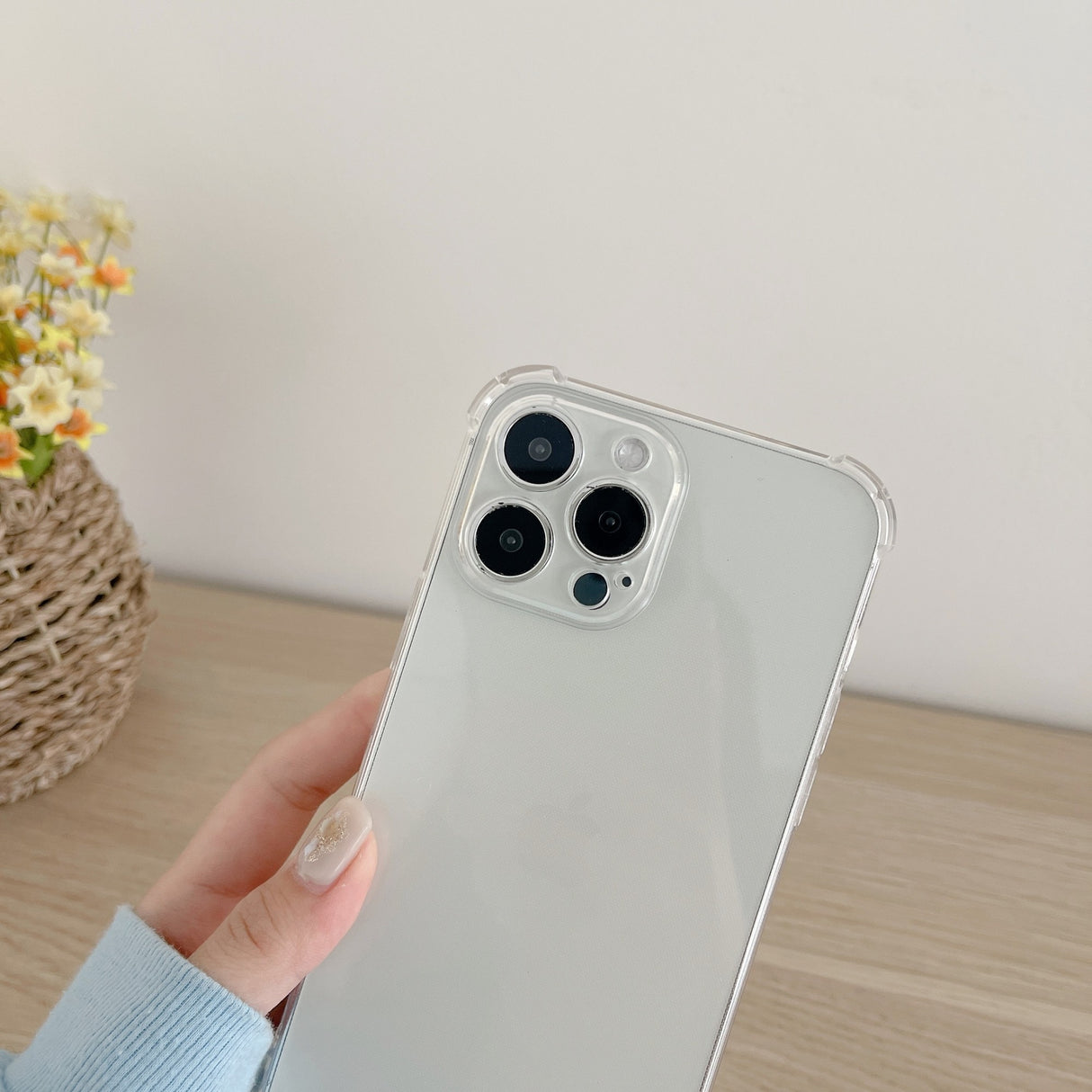 Husa de protectie Flippy compatibila cu Apple iPhone 13 Pro Max Tpu 1.5 mm Transparent - vivimall.ro