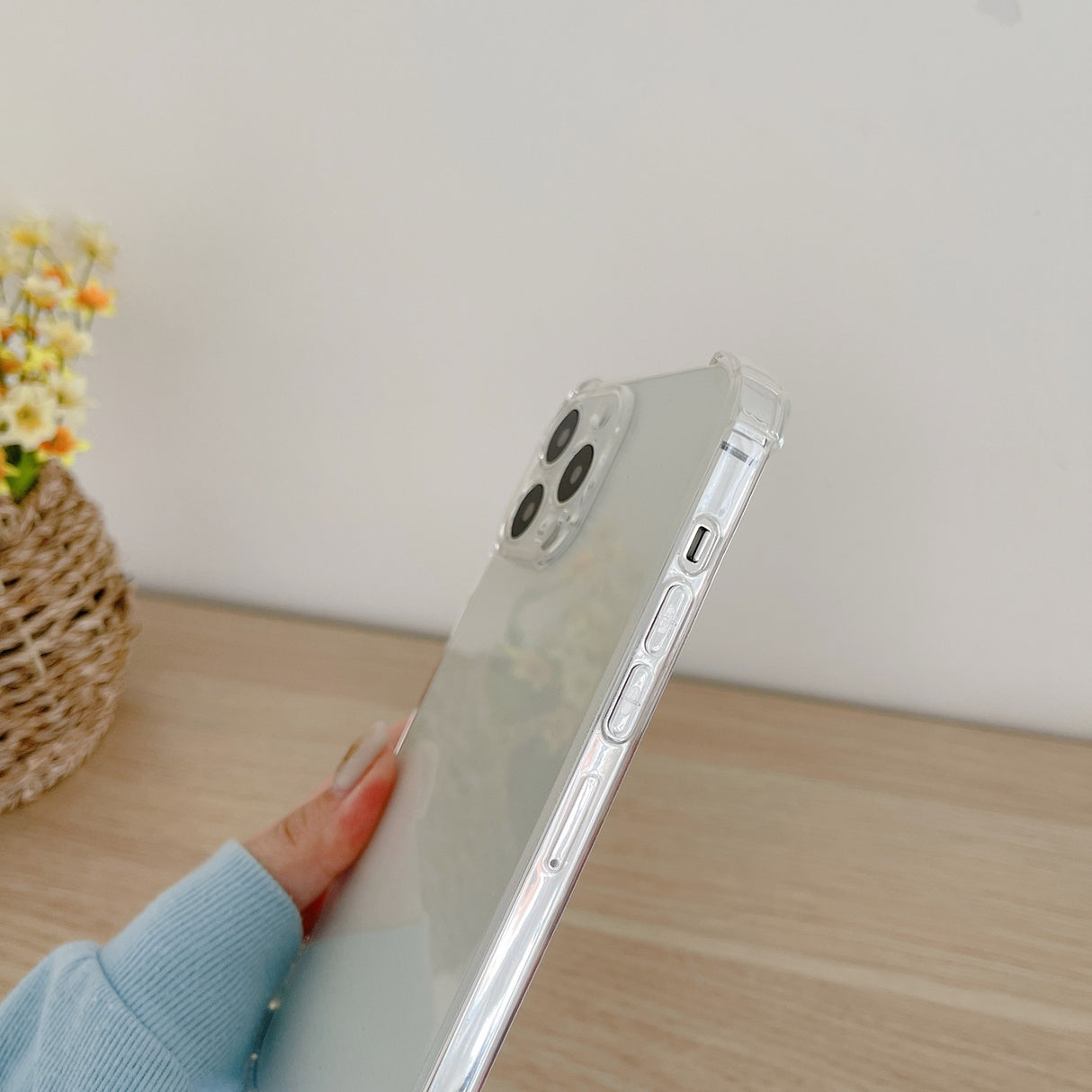 Husa de protectie Flippy compatibila cu Apple iPhone 13 Pro Tpu 1.5 mm Transparent - vivimall.ro