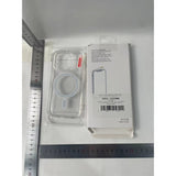 Husa de protectie Vivimall compatibila cu Apple iPhone 15 Pro, MagSafe Blister, gaura mare camera, transparenta - vivimall.ro