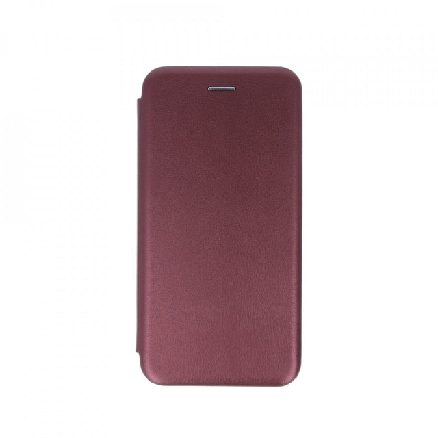 Husa de protectie Flippy compatibila cu Apple iPhone 7/8/SE 2020 Magnet Book Case Bordo - vivimall.ro