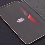 Husa de protectie Flippy compatibila cu Huawei P30 Lite Magnet Book Case Roz-Auriu - vivimall.ro