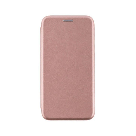 Husa de protectie Flippy compatibila cu Huawei P40 Lite 5G/ Nova 7SE Magnet Book Case Roz-Auriu - vivimall.ro