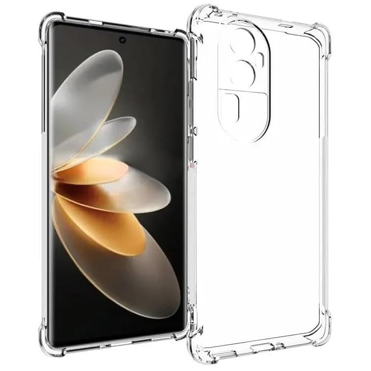 Husă transparentă Oppo Reno 10 Pro, vedere laterală, grosime 1.5 mm, butoane accesibile