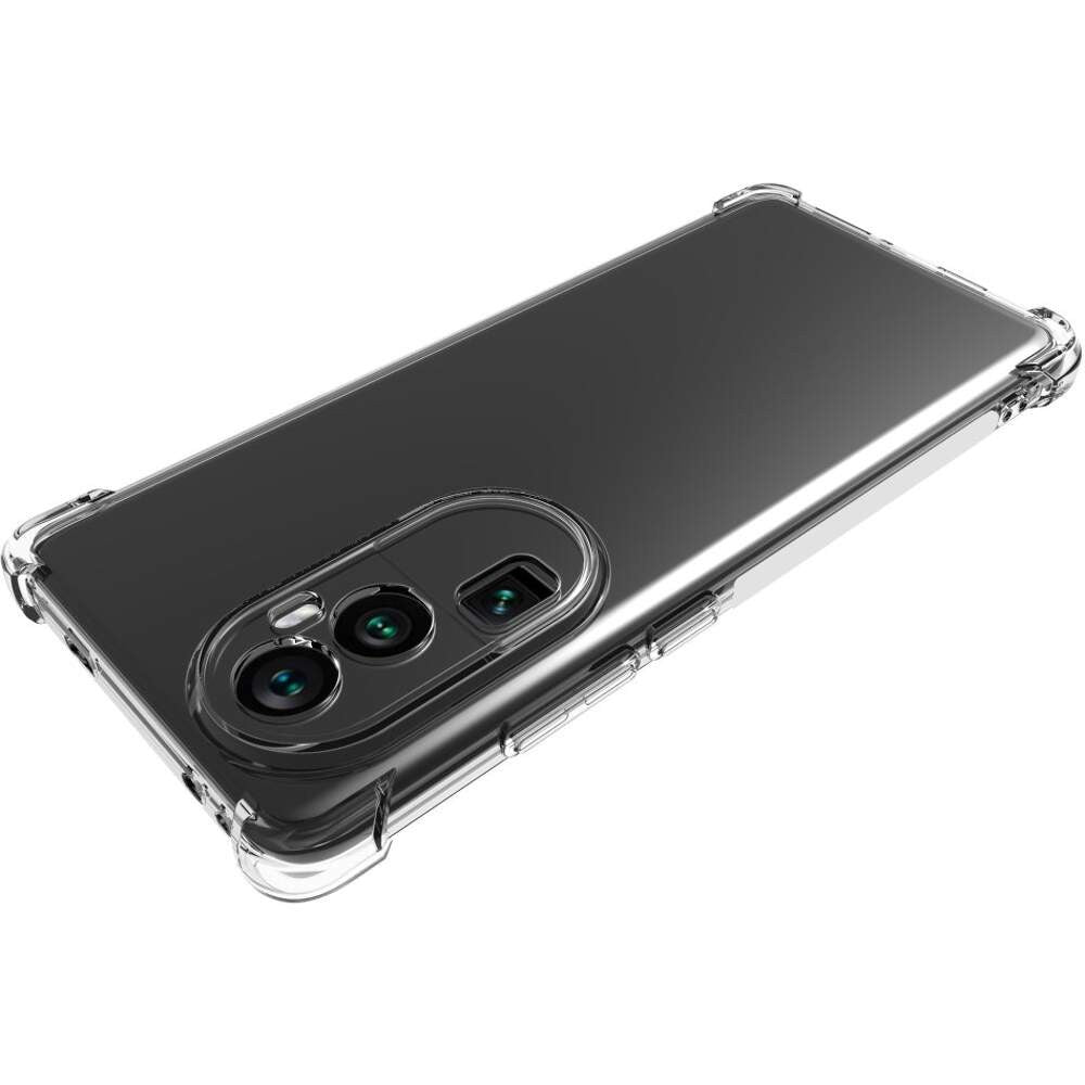 Husă antisoc Oppo Reno 10 Pro, sistem Air Bag colț, vedere detaliată unghi dreapta-jos