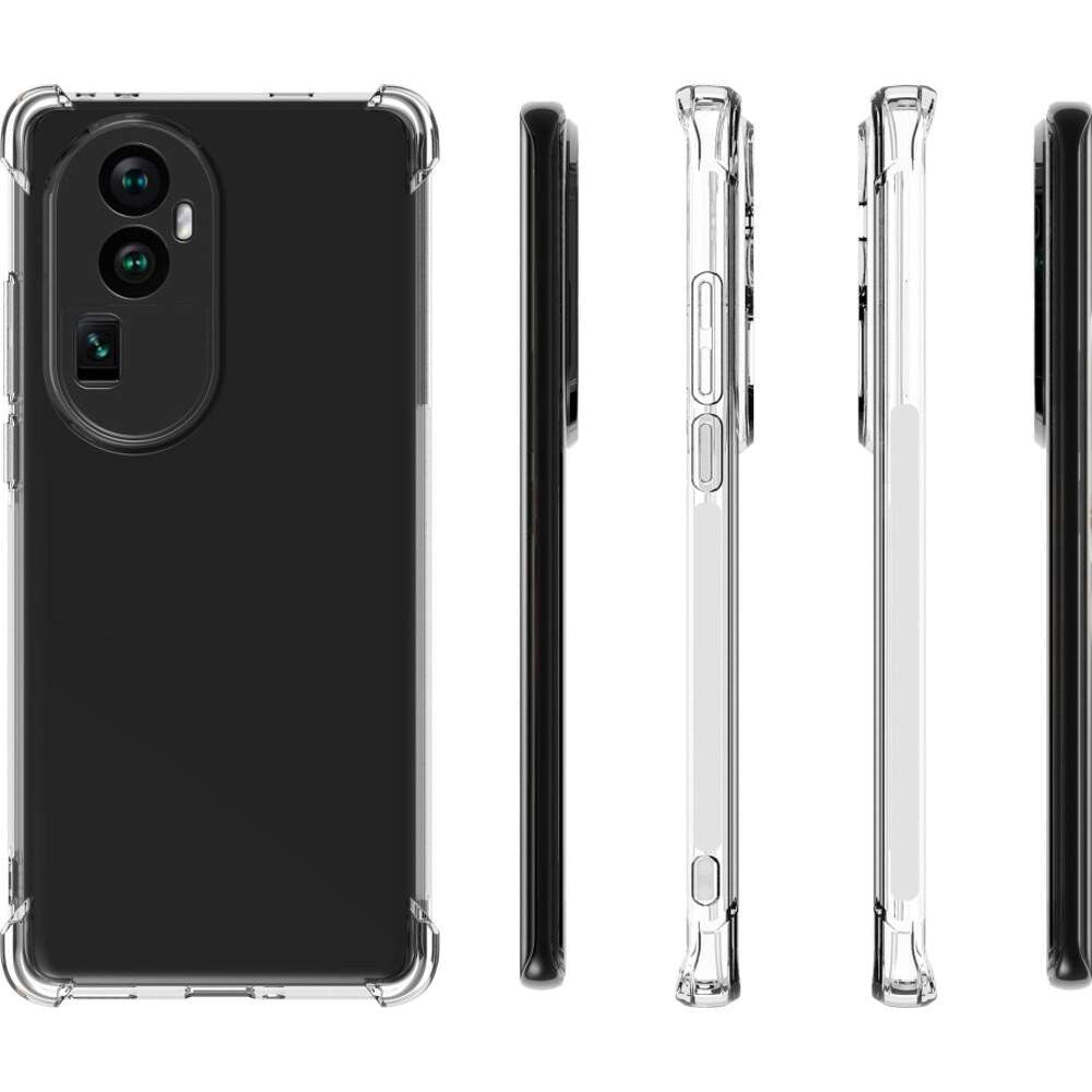 Husa de Protectie, Vivimall, Compatibila cu Oppo Reno 10, TPU Antisoc, Protectie Colturi, 1.5 mm Transparent - vivimall.ro