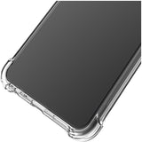 Detaliu colț Air Bag husă TPU Realme C55, sistem amortizare impact, margine ridicată protecție ecran