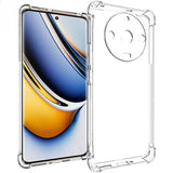 Husă TPU transparentă pentru Realme C55, vedere frontală, colțuri Air Bag antisoc, grosime 1,5 mm