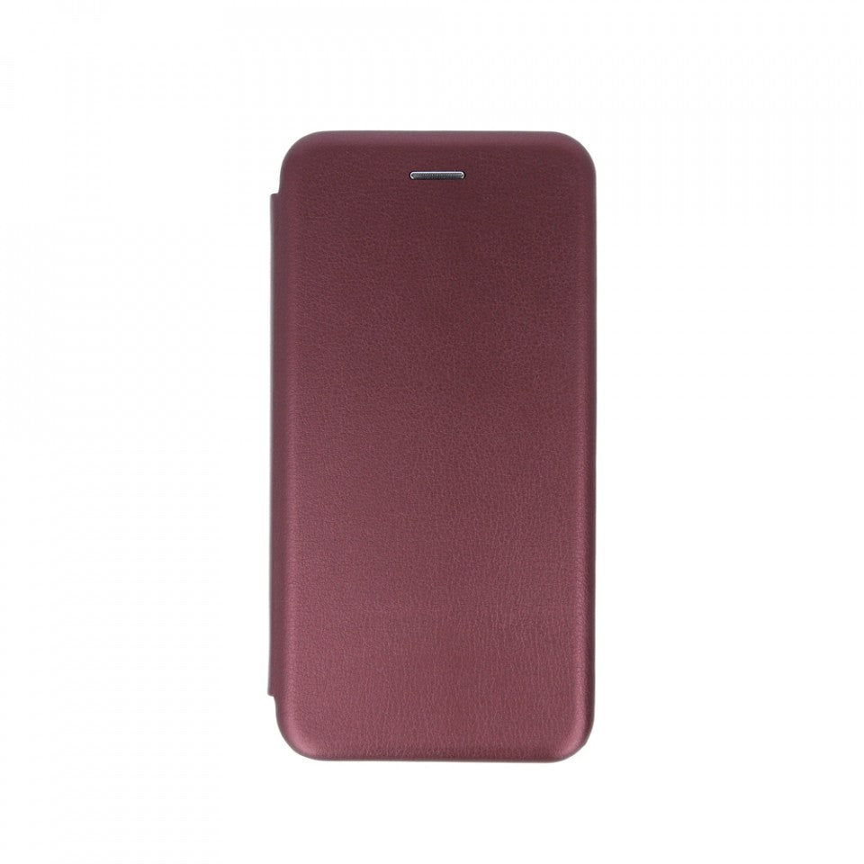 Husa de protectie Flippy compatibila cu Samsung Galaxy A02S Magnet Book Case Bordo - vivimall.ro