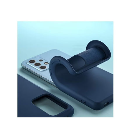 Husa de protectie Flippy compatibila cu Samsung Galaxy A52 Matte Tpu Albastru inchis - vivimall.ro