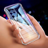 Husa de Protectie, Vivimall, Compatibila cu Samsung Galaxy A55 5G, TPU Antisoc, Protectie Colturi, 1.5 mm Transparent - vivimall.ro