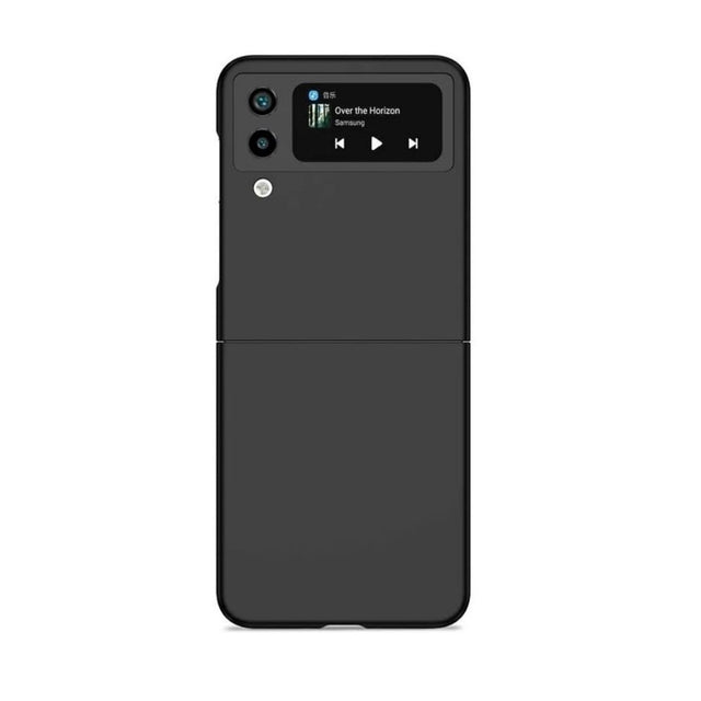 Husă Samsung Galaxy Z Flip5 MagSafe din TPU negru, vedere frontală, design slim