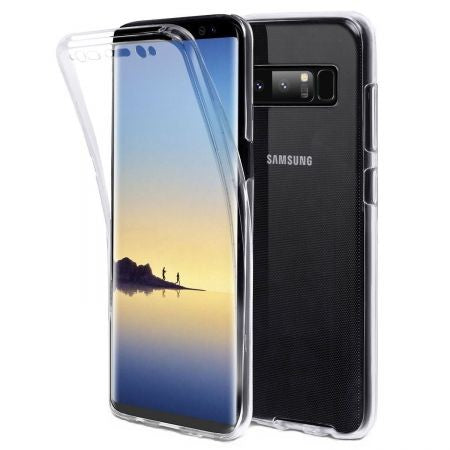 Husa de protectie Flippy compatibila cu Samsung Note 8 Full Tpu 360 Transparent - vivimall.ro