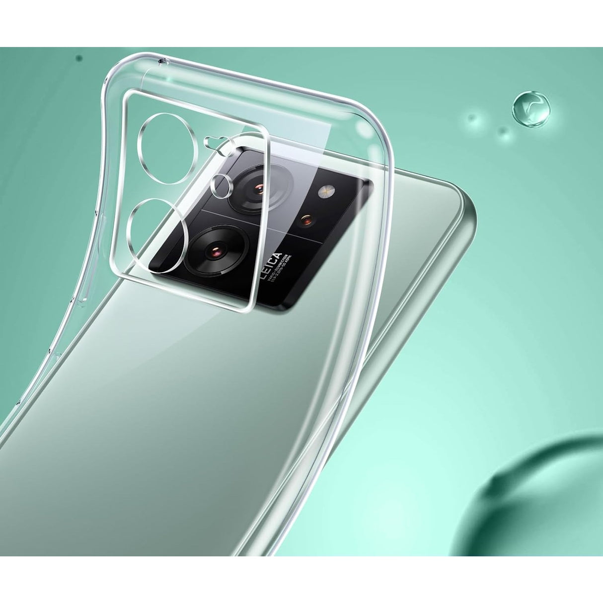 Husa Telefon, Flippy, Compatibila Xiaomi Redmi 13T/13T Pro, Carcasa TPU, Protectie Camere, 1.5 mm, Transparent - vivimall.ro