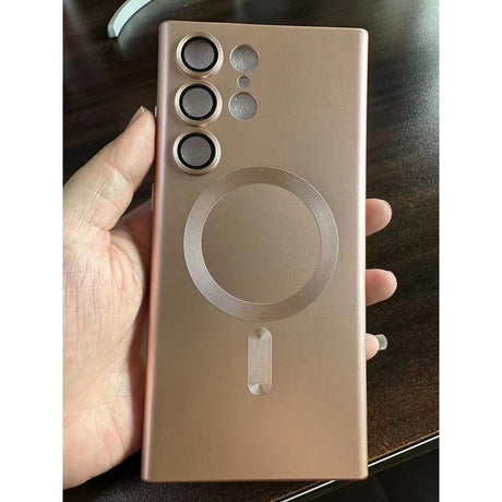 Husa de protectie Flippy, cu incarcare Wireless, Tehnologie Magsafe, pentru  Samsung Galaxy S23 , Rose Gold - vivimall.ro