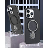 Husa de protectie Flippy, cu incarcare Wireless, Tehnologie Magsafe, TPU, Inel magnetic rotativ cu functie de suport, pentru  Samsung Galaxy S23 Plus , Negru - vivimall.ro