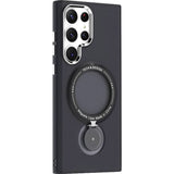 Husa de protectie Flippy, cu incarcare Wireless, Tehnologie Magsafe, TPU, Inel magnetic rotativ cu functie de suport, pentru  Samsung Galaxy S23 Plus , Negru - vivimall.ro