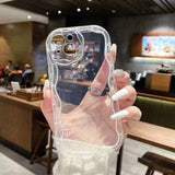 Husa de Protectie, Vivimall, Husa pentru Apple iPhone 14 Pro Max, Model Atipic din Silicon, Antisoc, Rezistenta la Impact, Protectie Camera, Transparenta - vivimall.ro