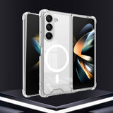 Husă Samsung Galaxy Z Fold6 anti-alunecare TPU acrilic, detaliu suprafață grip