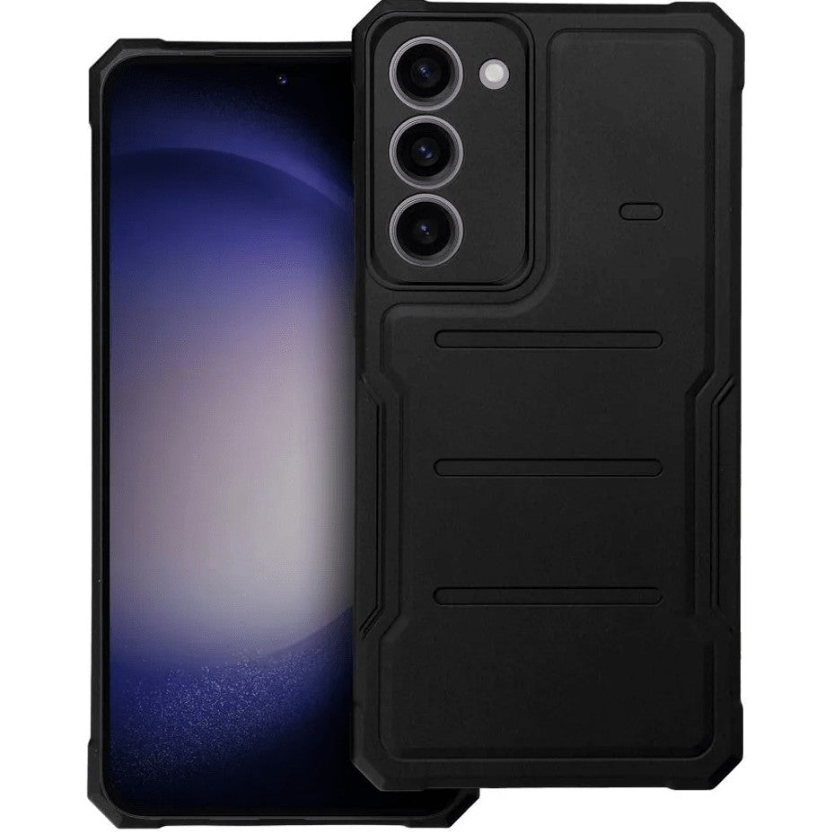 Husa de Protectie, Flippy, pentru Apple iPhone 11 Pro, Defender Model 1, silicon, plastic, Negru - vivimall.ro