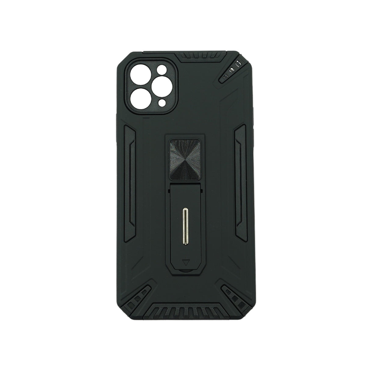 Husa de protectie Flippy pentru Apple iPhone 12 Mini Defender Model 4 cu suport, Negru - vivimall.ro