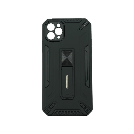 Husa de protectie Flippy pentru Apple iPhone 12 Mini Defender Model 4 cu suport, Negru - vivimall.ro