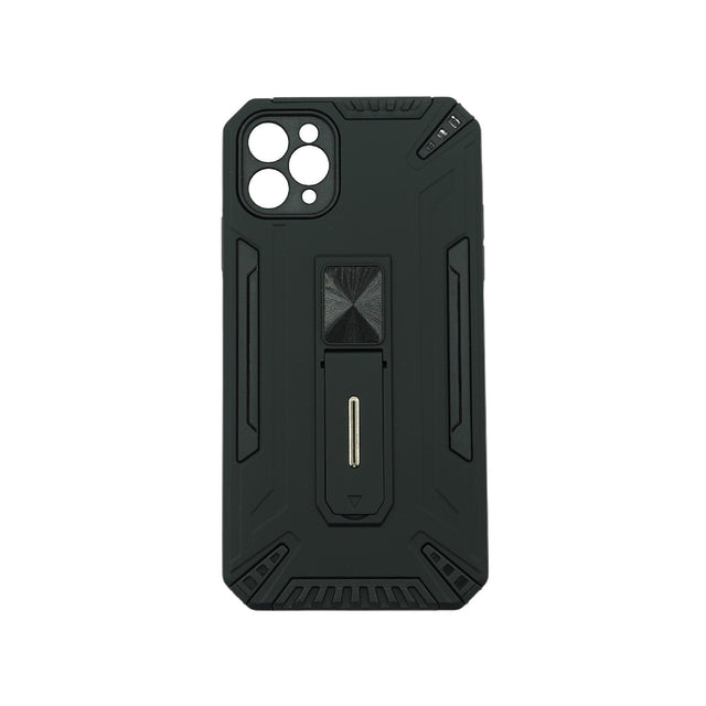 Husa de protectie Flippy pentru Apple iPhone 12 Mini Defender Model 4 cu suport, Negru - vivimall.ro