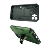 Husa de protectie Flippy pentru Apple iPhone 12 Pro Defender Sergeant Brave cu suport, Verde deschis - vivimall.ro