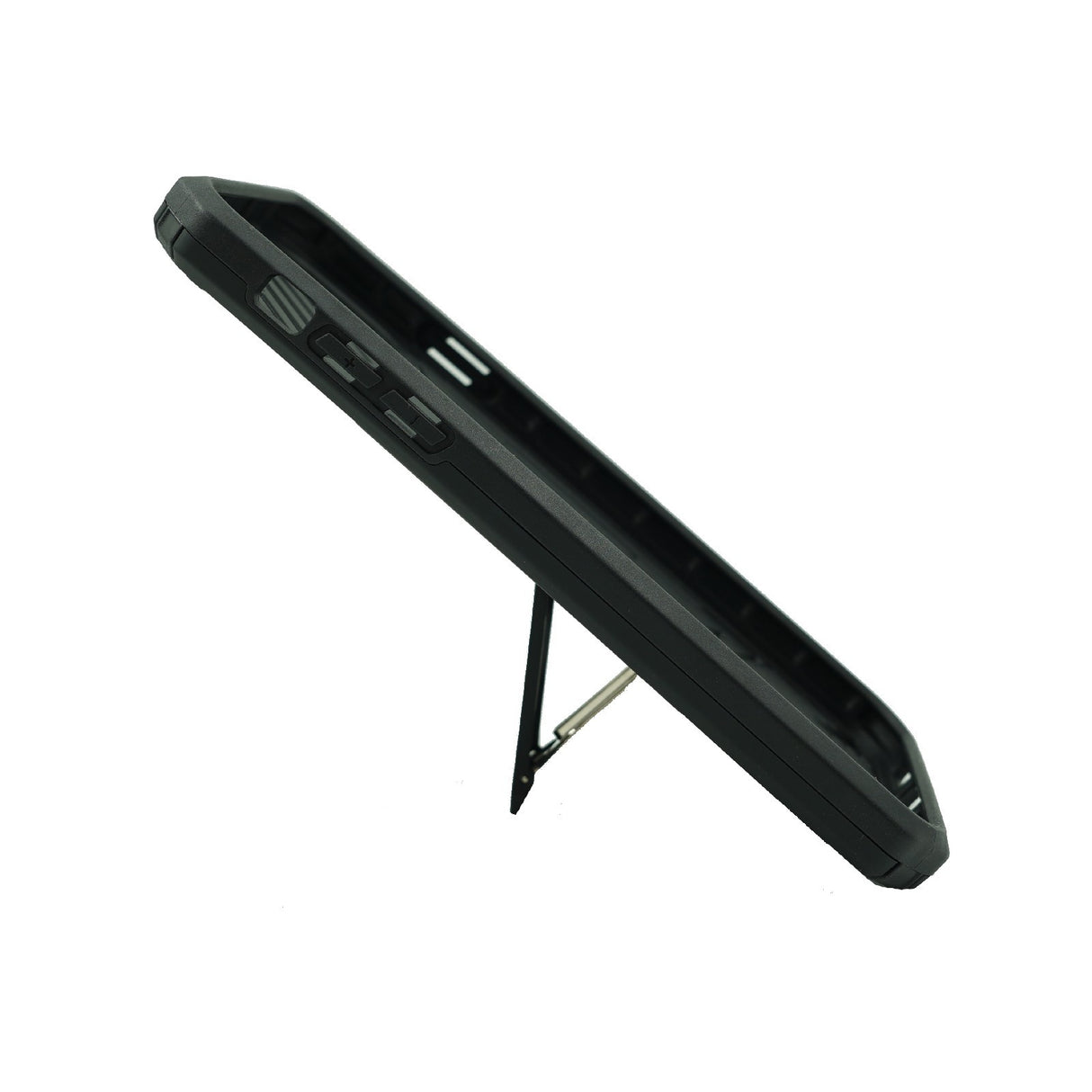 Husa de protectie Flippy pentru Apple iPhone 12 Pro Max Defender Model 4 cu suport, Negru - vivimall.ro