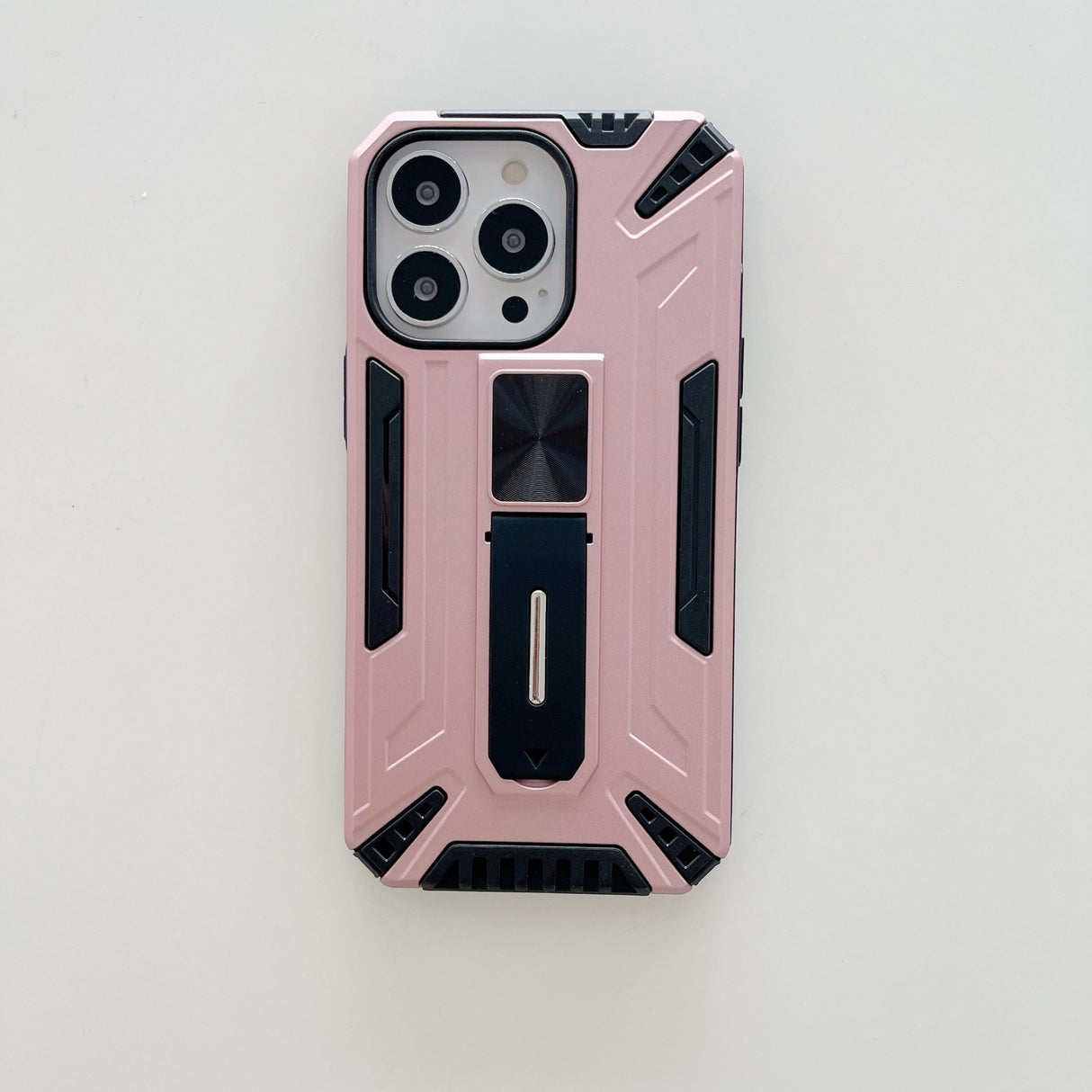 Husa de protectie Flippy pentru Apple iPhone 13 Mini Defender Sergeant Brave cu suport,Roz Auriu - vivimall.ro