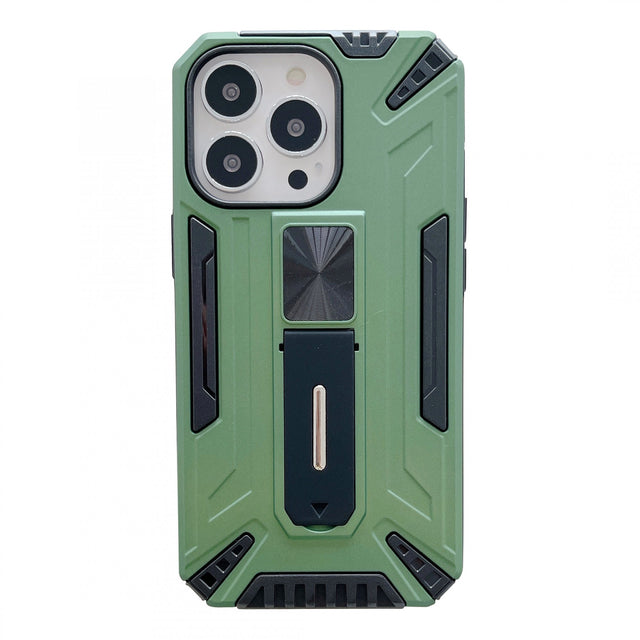 Husa de protectie Flippy pentru Apple iPhone 13 Mini Defender Sergeant Brave cu suport,Verde - vivimall.ro