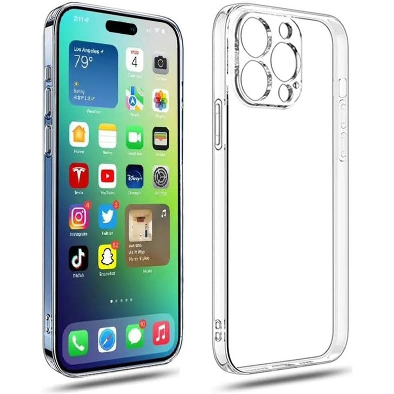 Husa de Protectie, Vivimall, pentru Apple iPhone 16 Pro Max, TPU, Antisoc, Rezistenta la Impact, Protectie Camera, Transparenta - vivimall.ro