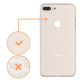 Husa de protectie Flippy® pentru Apple iPhone 7 Plus Full Tpu 360 V2 Transparent - vivimall.ro