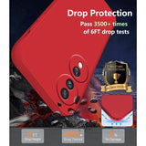 Husa de Protectie, Vivimall, pentru Honor 70, Liquid Silicone, cu Microfibra pe Interior, Protectie Antisoc, Compatibil Incarcare Wireless, Rosu - vivimall.ro