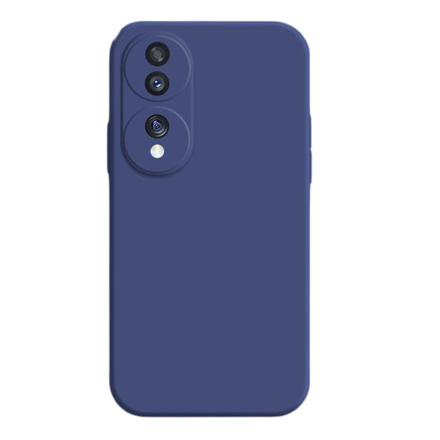 Husa de Protectie, Vivimall, pentru Honor 70, Liquid Silicone, cu Microfibra pe Interior, Protectie Antisoc, Compatibil Incarcare Wireless, Albastru - vivimall.ro