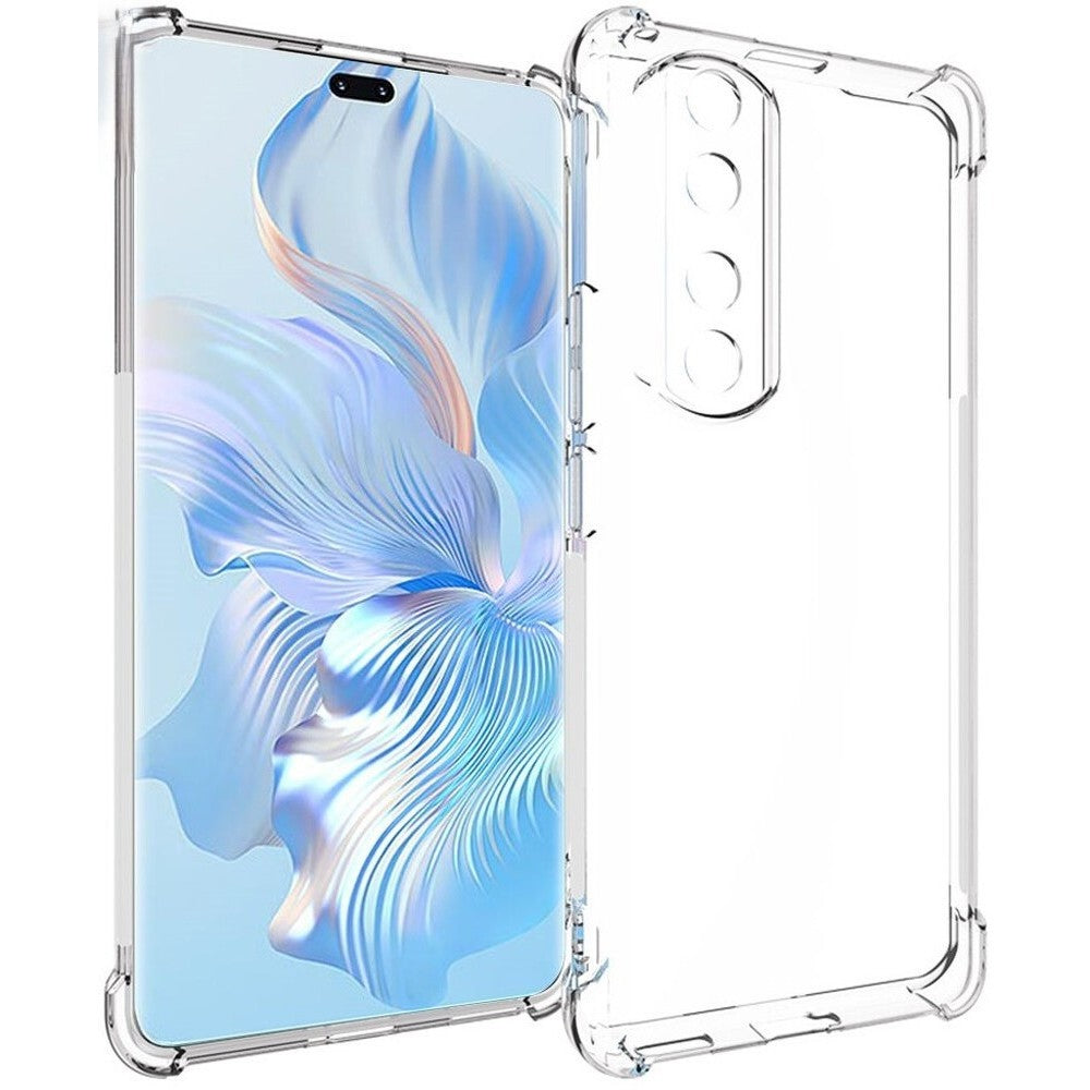 Husa de Protectie, Vivimall, pentru Honor 70, TPU Protect Plus, cu Dust Plug, Transparent - vivimall.ro