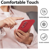 Husa de Protectie, Vivimall, pentru Honor 90, Liquid Silicone, cu Microfibra pe Interior, Protectie Antisoc, Compatibil Incarcare Wireless, Rosu - vivimall.ro