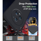 Husa de Protectie, Vivimall, pentru Honor Magic 5 Pro, Liquid Silicone, cu Microfibra pe Interior, Protectie Antisoc, Compatibil Incarcare Wireless, Negru - vivimall.ro
