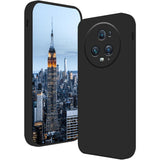 Husa de Protectie, Vivimall, pentru Honor Magic 5 Pro, Liquid Silicone, cu Microfibra pe Interior, Protectie Antisoc, Compatibil Incarcare Wireless, Negru - vivimall.ro