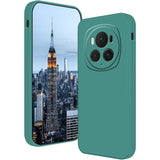 Husa de Protectie, Vivimall, pentru Honor Magic 6 Pro, Liquid Silicone, cu Microfibra pe Interior, Protectie Antisoc, Compatibil Incarcare Wireless, Verde - vivimall.ro