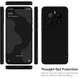 Husa de Protectie, Vivimall, pentru Huawei Mate 50 Pro, Liquid Silicone, cu Microfibra pe Interior, Protectie Antisoc, Compatibil Incarcare Wireless, Negru - vivimall.ro