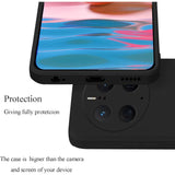 Husa de Protectie, Vivimall, pentru Huawei Mate 50 Pro, Liquid Silicone, cu Microfibra pe Interior, Protectie Antisoc, Compatibil Incarcare Wireless, Negru - vivimall.ro