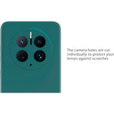 Husa de Protectie, Vivimall, pentru Huawei Mate 50 Pro, Liquid Silicone, cu Microfibra pe Interior, Protectie Antisoc, Compatibil Incarcare Wireless, Verde - vivimall.ro