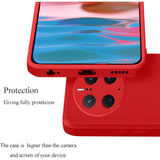 Husa de Protectie, Vivimall, pentru Huawei Mate 50 Pro, Liquid Silicone, cu Microfibra pe Interior, Protectie Antisoc, Compatibil Incarcare Wireless, Rosu - vivimall.ro