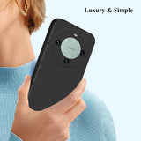 Husa de Protectie, Vivimall, pentru Huawei Mate 60 Pro, Liquid Silicone, cu Microfibra pe Interior, Protectie Antisoc, Compatibil Incarcare Wireless, Negru - vivimall.ro