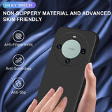 Husa de Protectie, Vivimall, pentru Huawei Mate 60 Pro, Liquid Silicone, cu Microfibra pe Interior, Protectie Antisoc, Compatibil Incarcare Wireless, Negru - vivimall.ro